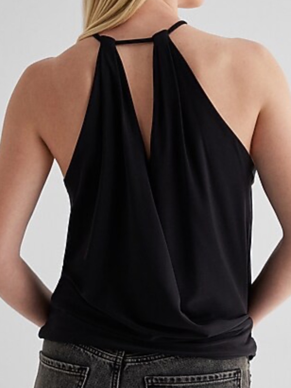 Express surplice cut out Cami halter - Picture 2 of 7